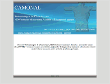 Tablet Screenshot of camonal.sportscience.ro